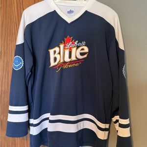 Vintage Labatt Blue Hockey Jersey - L
